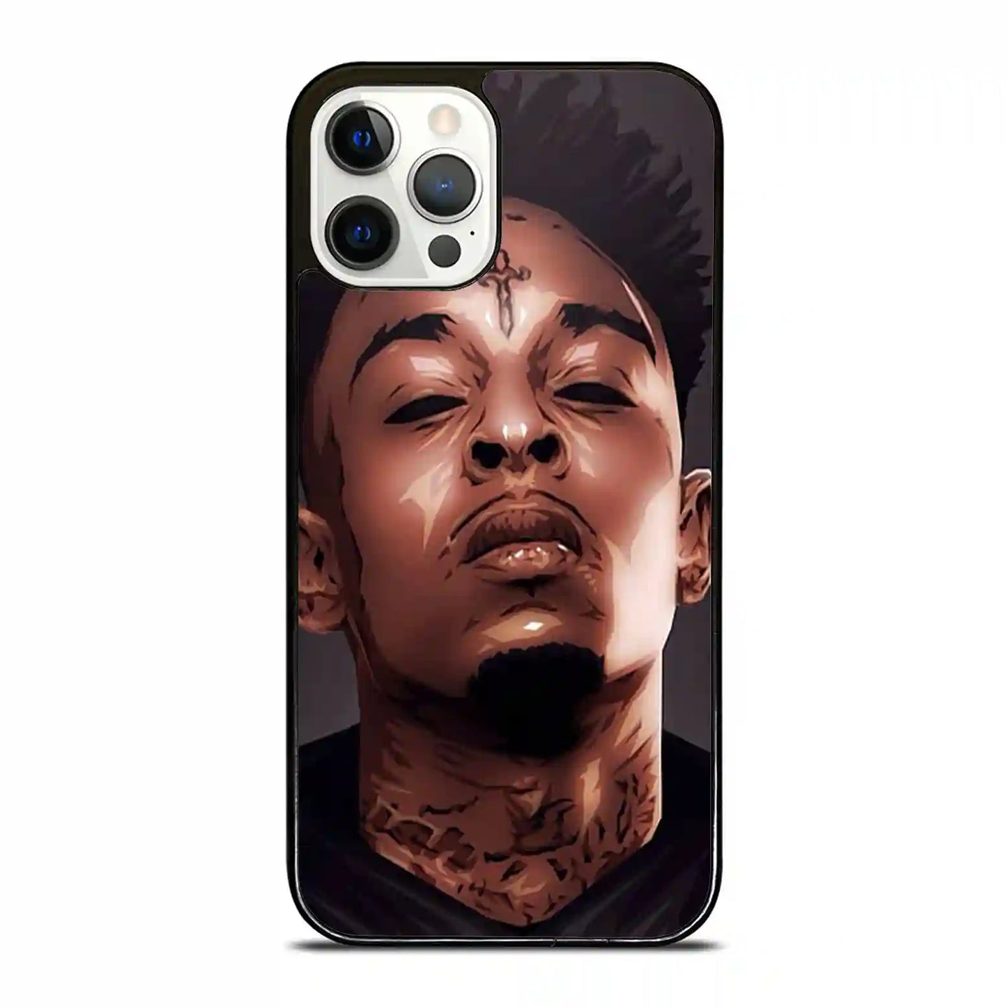 21 Savage Cartoon Face iPhone 12 Pro Case