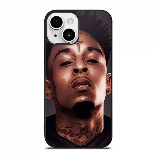 21 Savage Cartoon Face iPhone 13 Mini Case