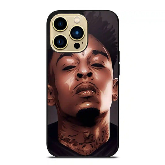 21 Savage Cartoon Face iPhone 14 Pro Max Case