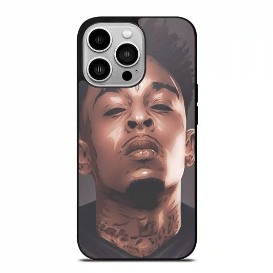 21 Savage Cartoon Face iPhone 14 Pro Case