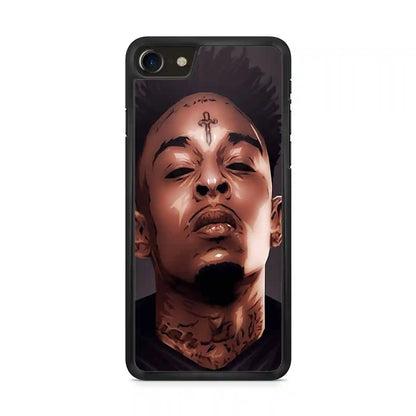 21 Savage Cartoon Face iPhone SE 2020 Case