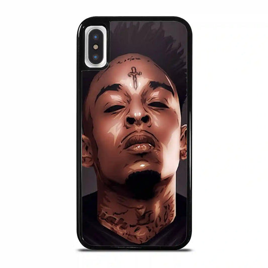 21 Savage Cartoon Face iPhone X-XS Case