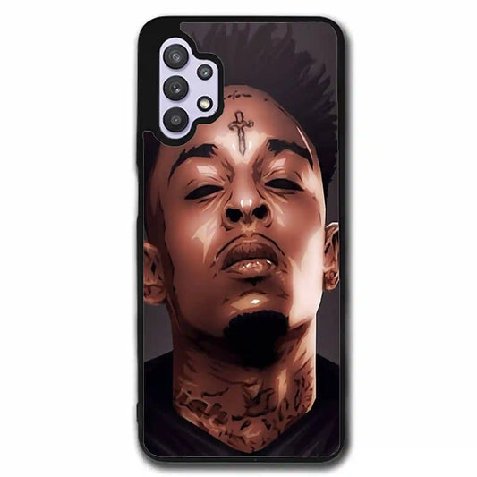 21 Savage Cartoon Face Samsung Galaxy A32 5G Case