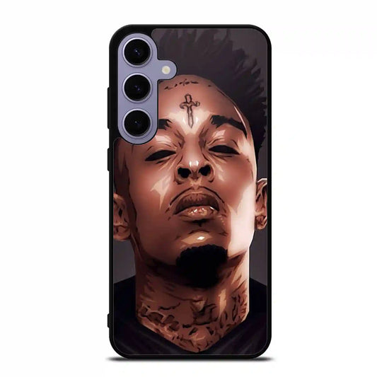 21 Savage Cartoon Face Samsung Galaxy S24 Plus Case