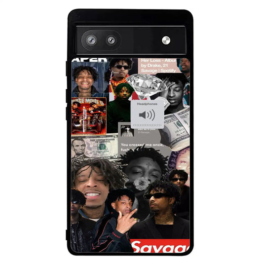 21 Savage Collage Diamon Google Pixel 6 Pro Case