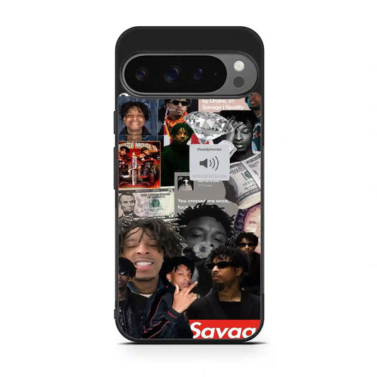 21 Savage Collage Diamon Google Pixel 9 Pro Case