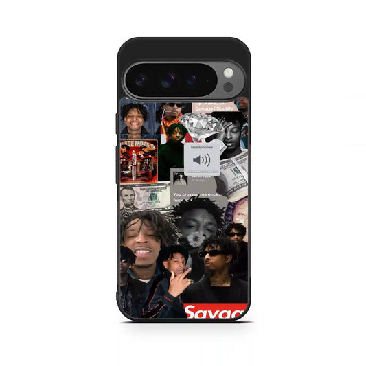 21 Savage Collage Diamon Google Pixel 9 Case