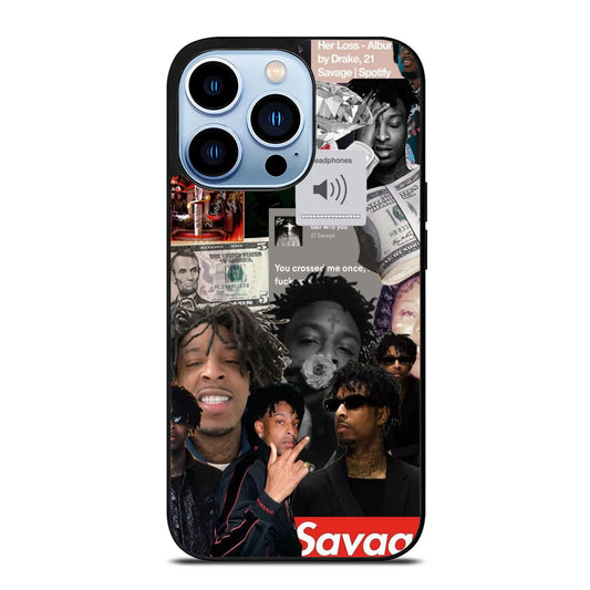 21 Savage Collage Diamon iPhone 13 Pro Max Case