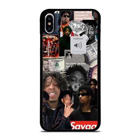 21 Savage Collage Diamon iPhone XS Max Case