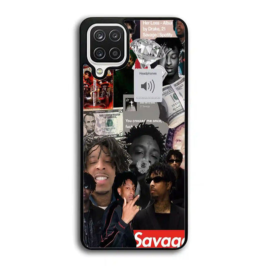 21 Savage Collage Diamon Samsung Galaxy A12 Case