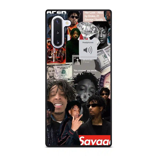 21 Savage Collage Diamon Samsung Galaxy Note 10 5G Case