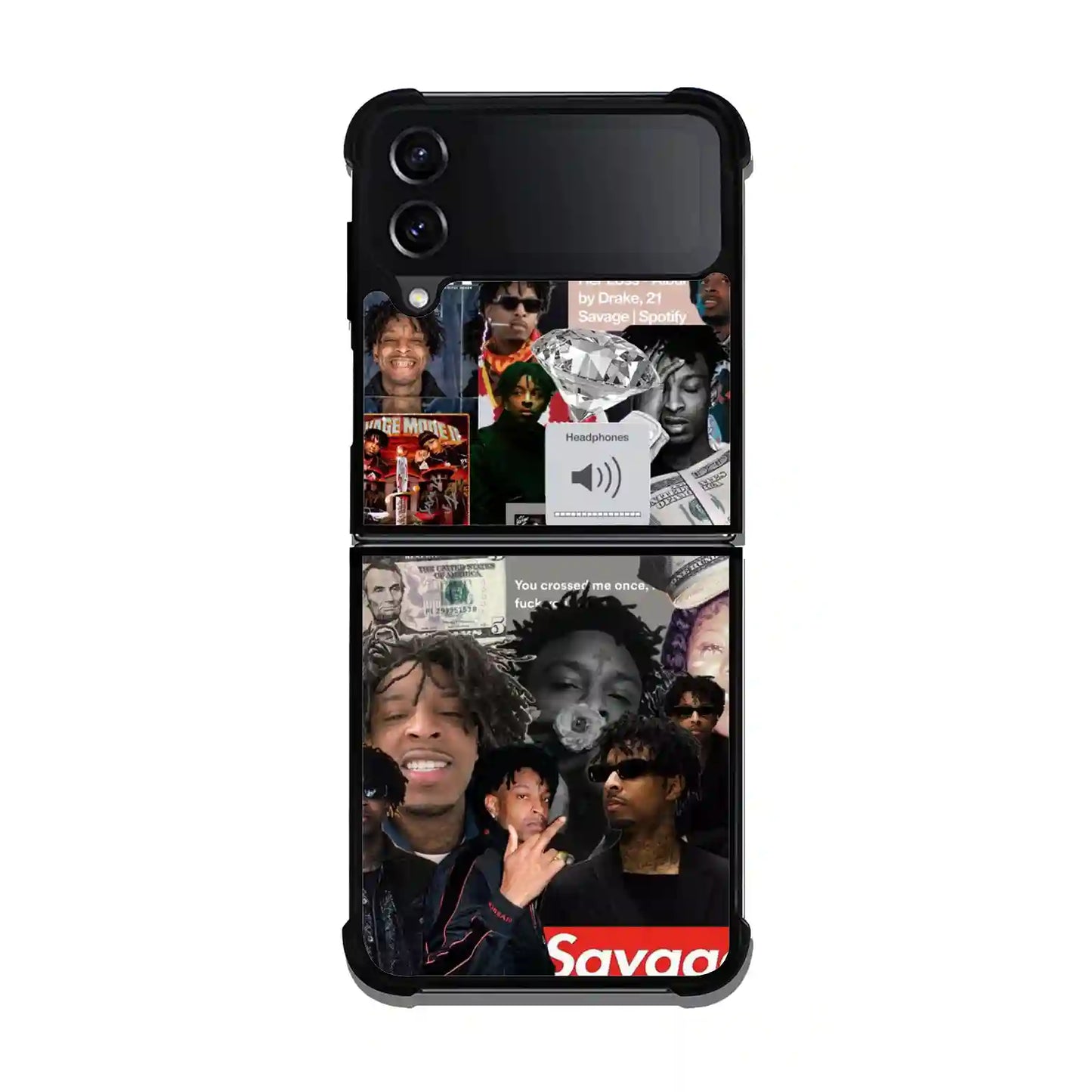 21 Savage Collage Diamon Samsung Z3 Flip Case