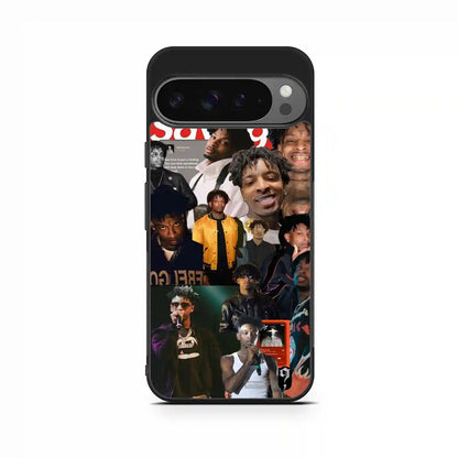 21 Savage Collage Rap Google Pixel 9 Case