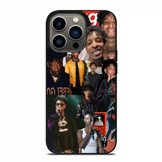 21 Savage Collage Rap iPhone 13 Pro Case