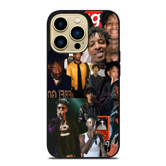 21 Savage Collage Rap iPhone 14 Pro Max Case