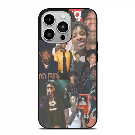 21 Savage Collage Rap iPhone 14 Pro Case