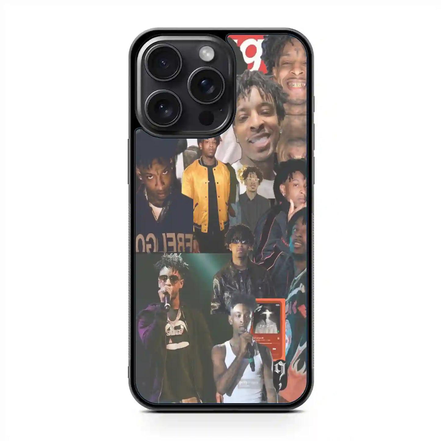 21 Savage Collage Rap iPhone 15 Pro Case