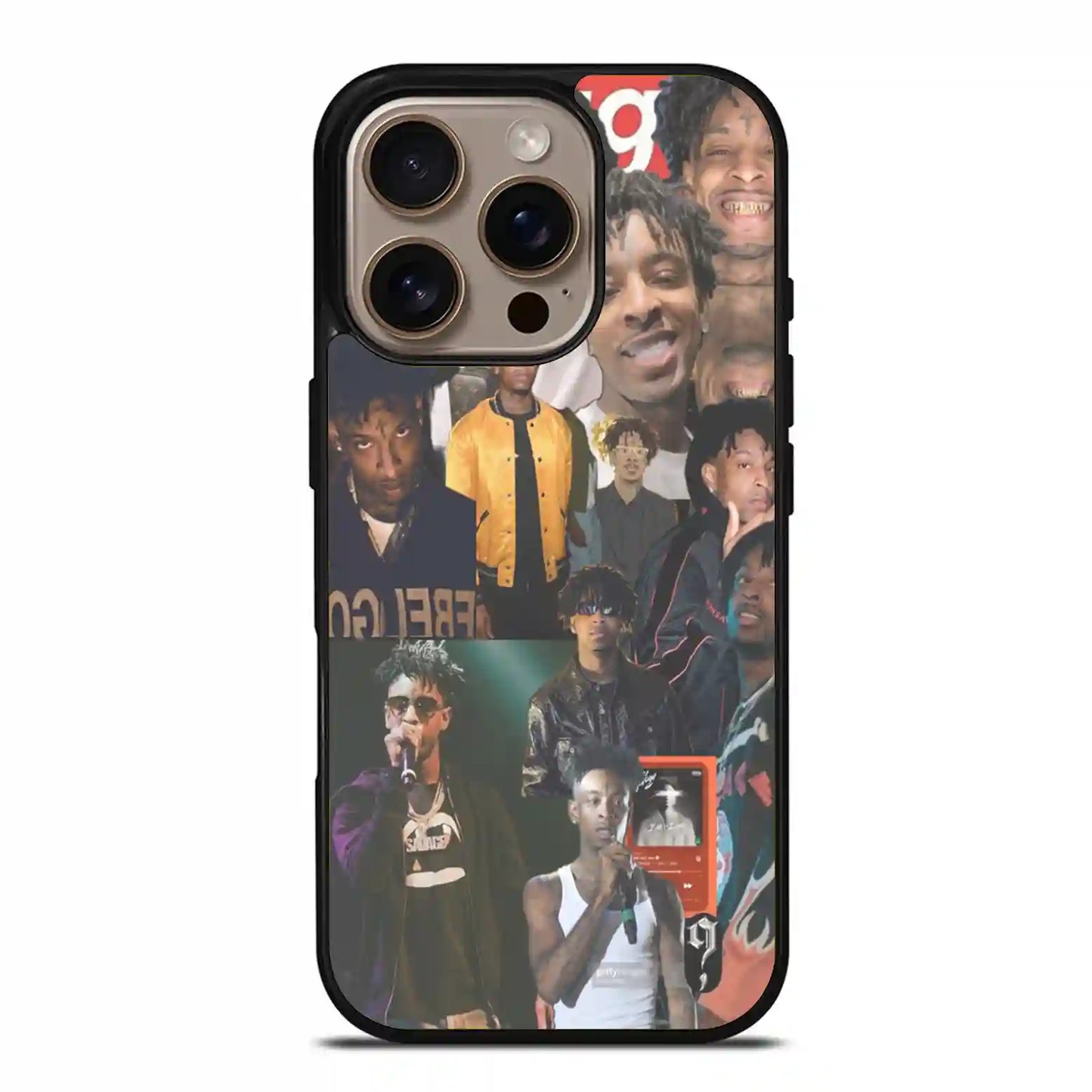 21 Savage Collage Rap iPhone 16 Pro Max Case