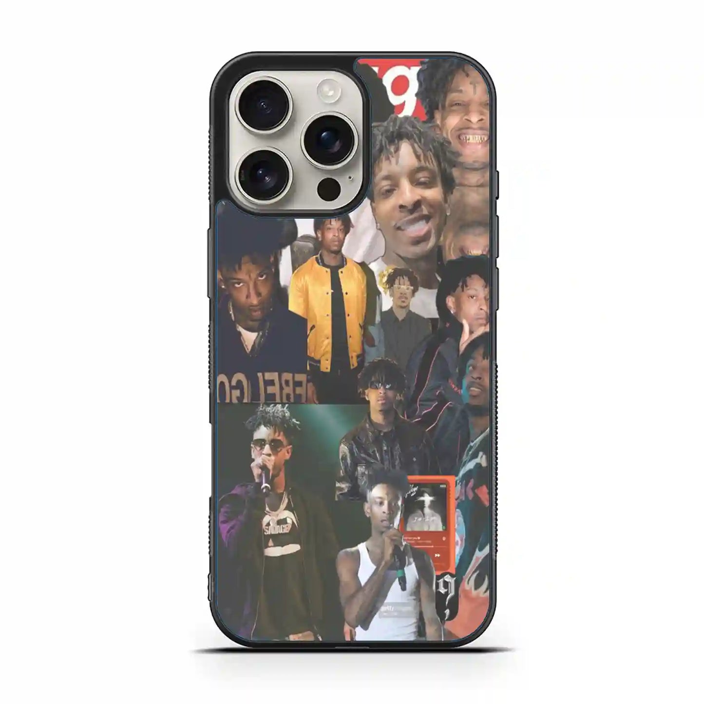 21 Savage Collage Rap iPhone 16 Pro Case