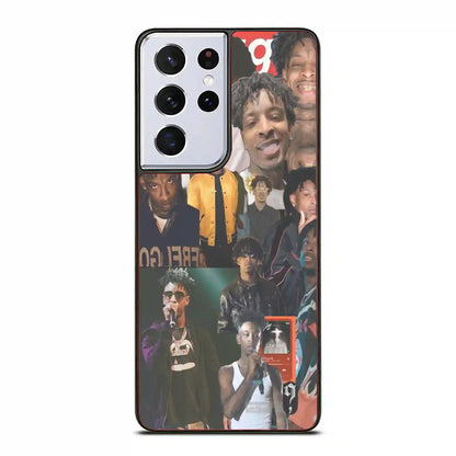 21 Savage Collage Rap Samsung Galaxy S21 Ultra Case