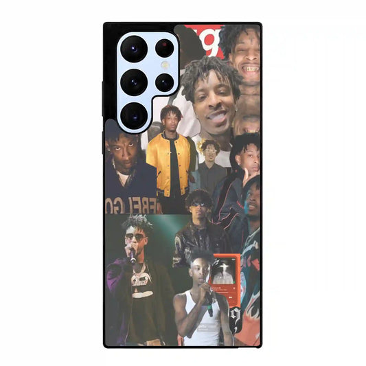 21 Savage Collage Rap Samsung Galaxy S22 Ultra Case