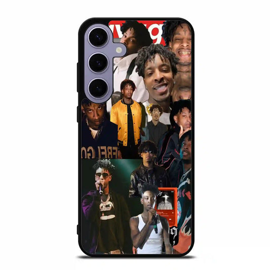 21 Savage Collage Rap Samsung Galaxy S24 Plus Case