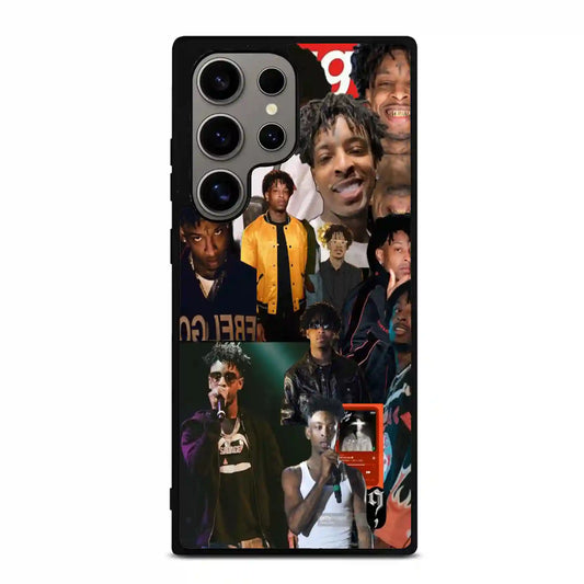 21 Savage Collage Rap Samsung Galaxy S24 Ultra Case