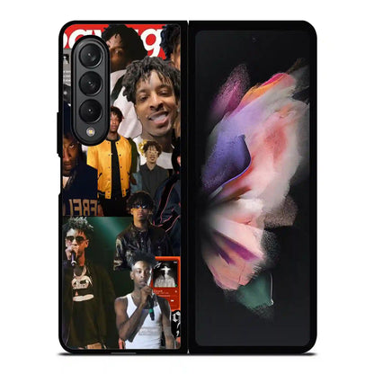 21 Savage Collage Rap Samsung Z3 Fold Case