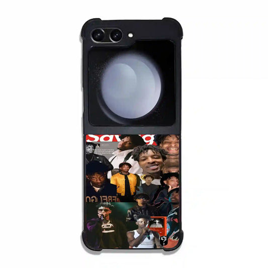 21 Savage Collage Rap Samsung Z6 Flip Case