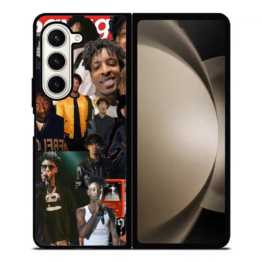 21 Savage Collage Rap Samsung Z6 Fold Case