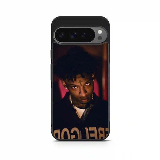 21 Savage Eye Fire Google Pixel 9 Case