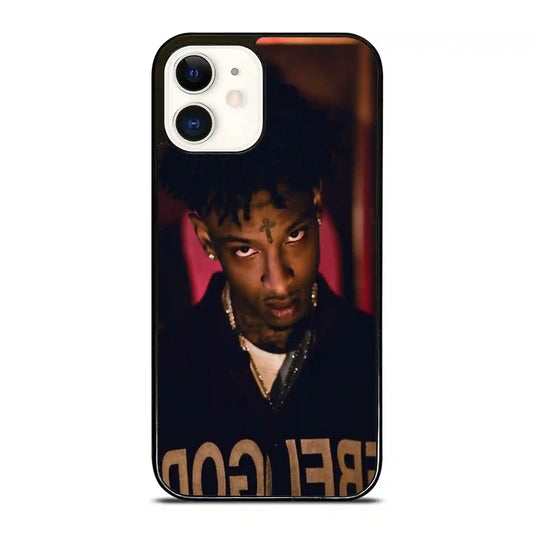 21 Savage Eye Fire iPhone 12 Mini Case