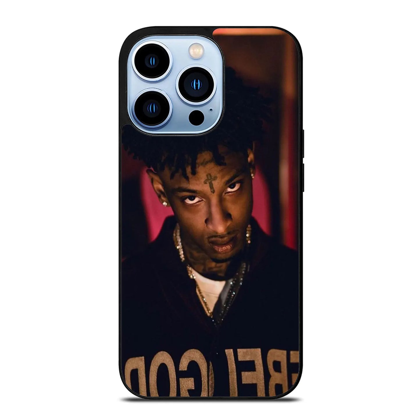 21 Savage Eye Fire iPhone 13 Pro Max Case