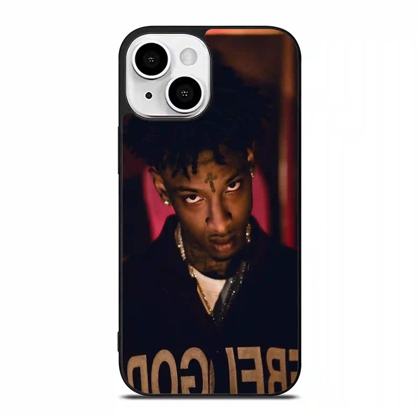 21 Savage Eye Fire iPhone 13 Mini Case