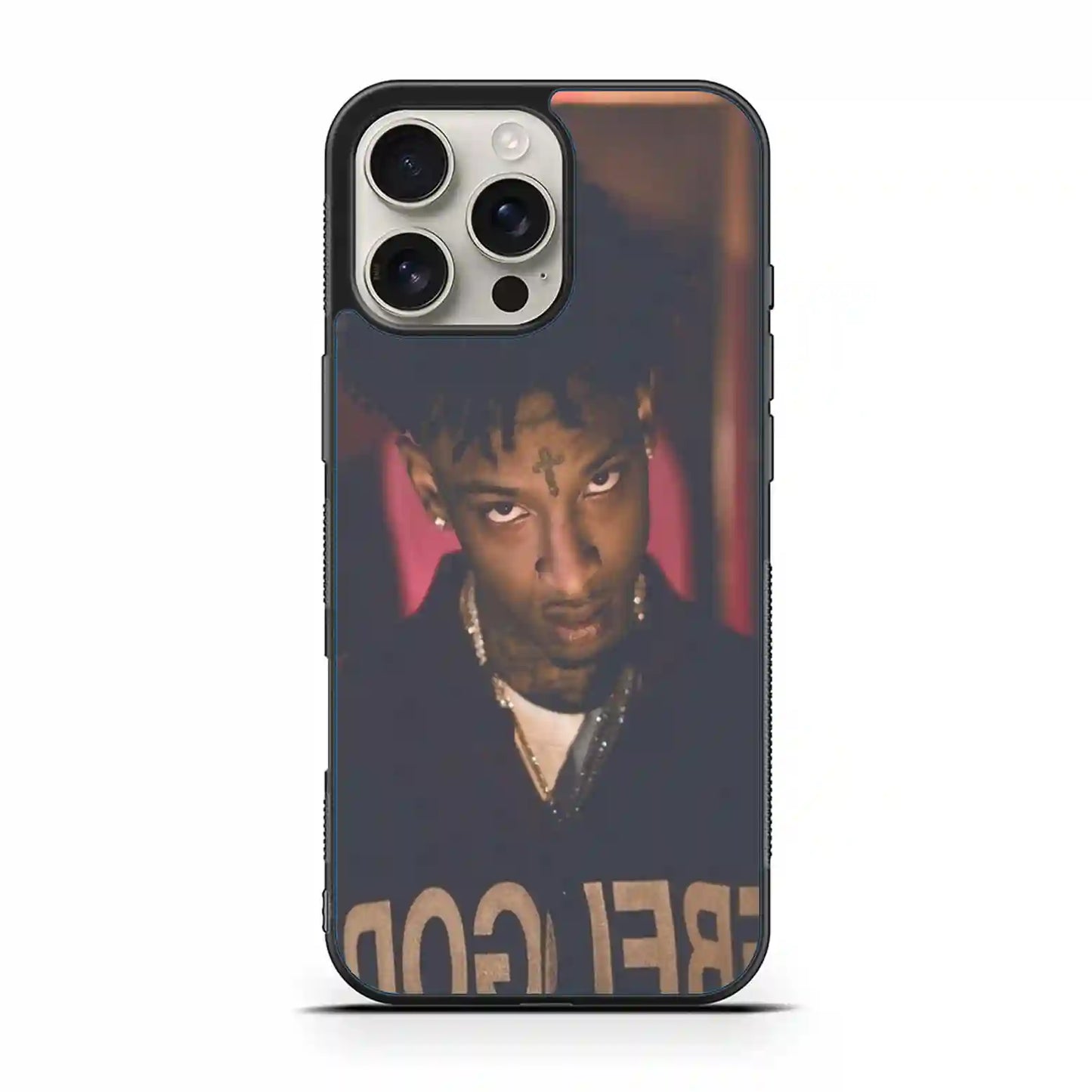 21 Savage Eye Fire iPhone 16 Pro Case