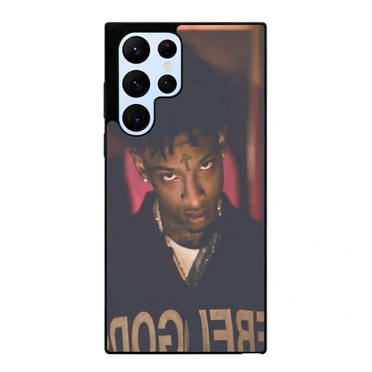 21 Savage Eye Fire Samsung Galaxy S22 Ultra Case