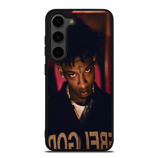 21 Savage Eye Fire Samsung Galaxy S23 FE Case