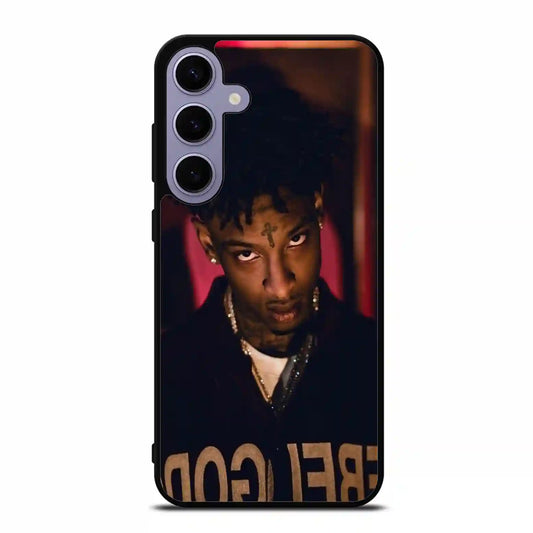 21 Savage Eye Fire Samsung Galaxy S24 Plus Case