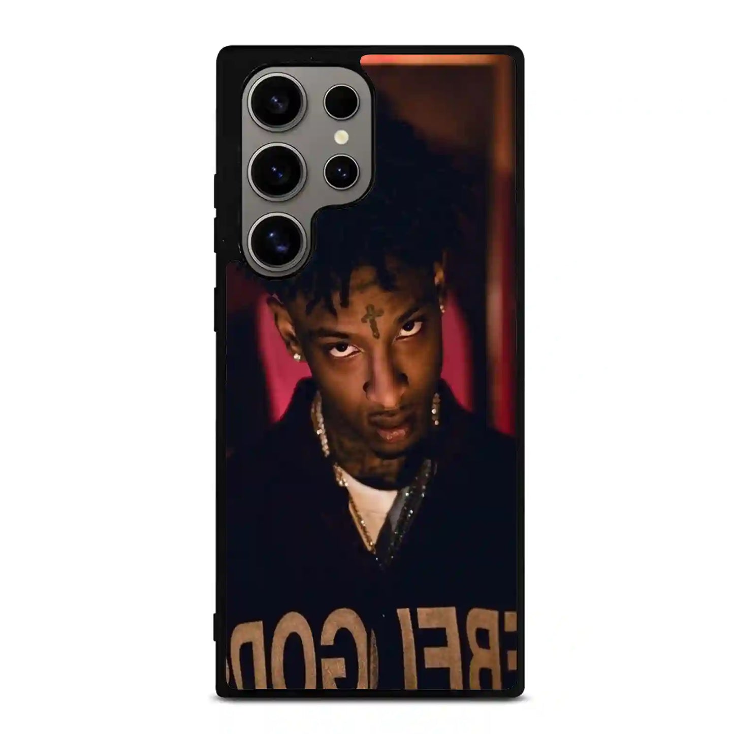 21 Savage Eye Fire Samsung Galaxy S24 Ultra Case