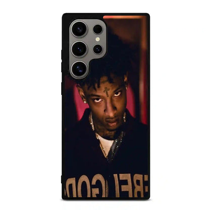 21 Savage Eye Fire Samsung Galaxy S24 Ultra Case