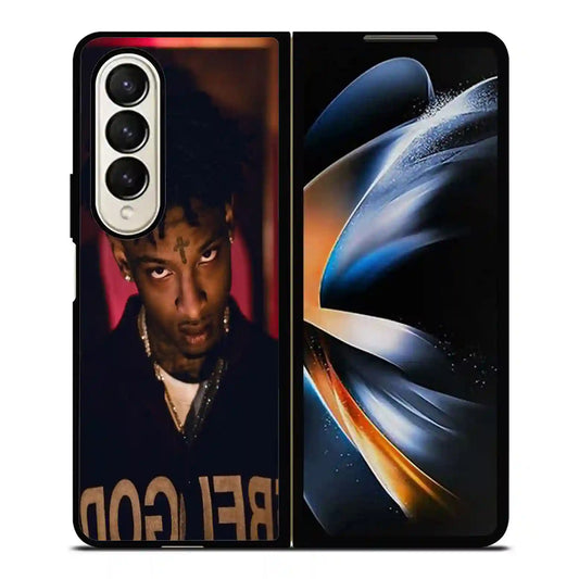 21 Savage Eye Fire Samsung Z4 Fold Case