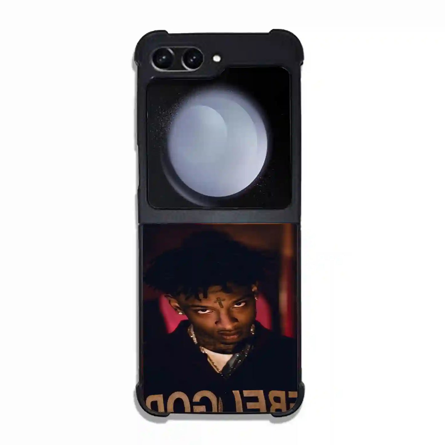 21 Savage Eye Fire Samsung Z5 Flip Case