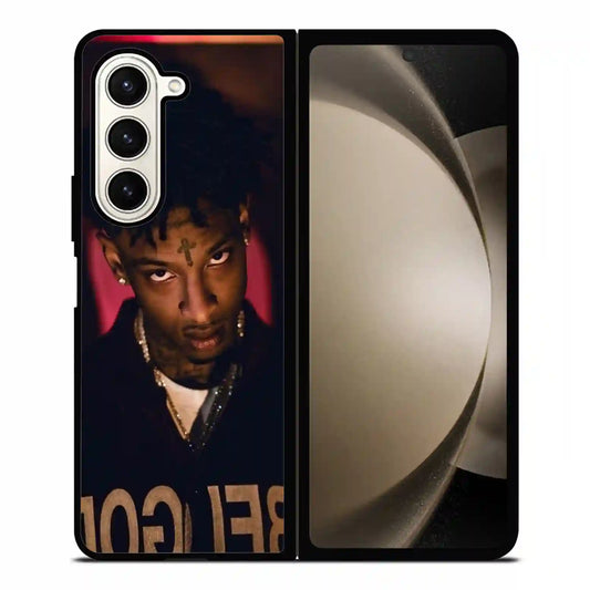 21 Savage Eye Fire Samsung Z6 Fold Case