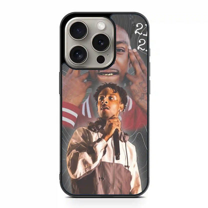 21 Savage Eyes iPhone 15 Pro Max Case