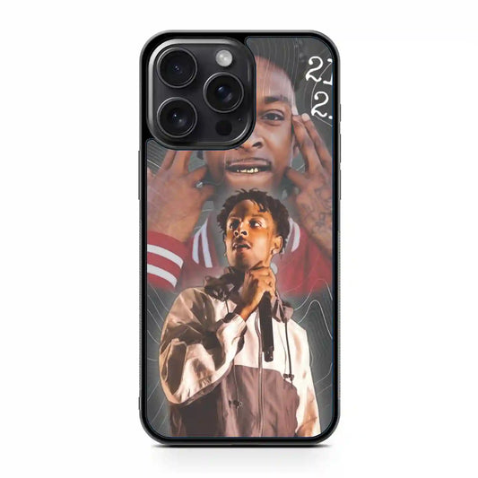 21 Savage Eyes iPhone 15 Pro Case