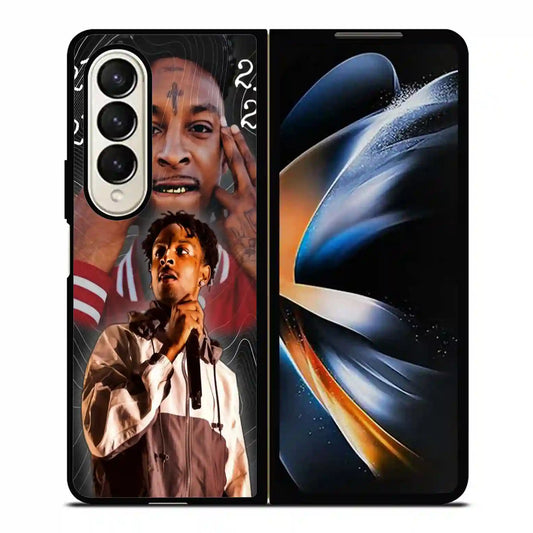 21 Savage Eyes Samsung Z4 Fold Case