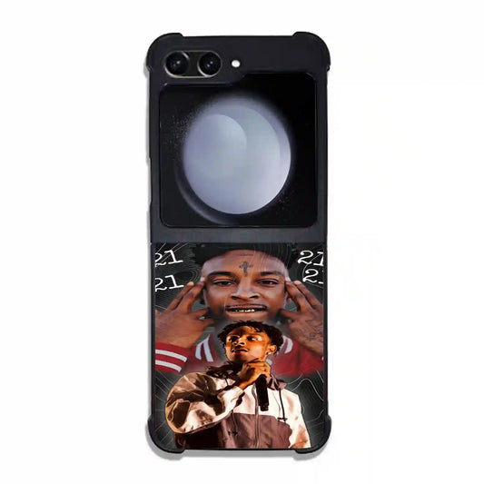 21 Savage Eyes Samsung Z6 Flip Case