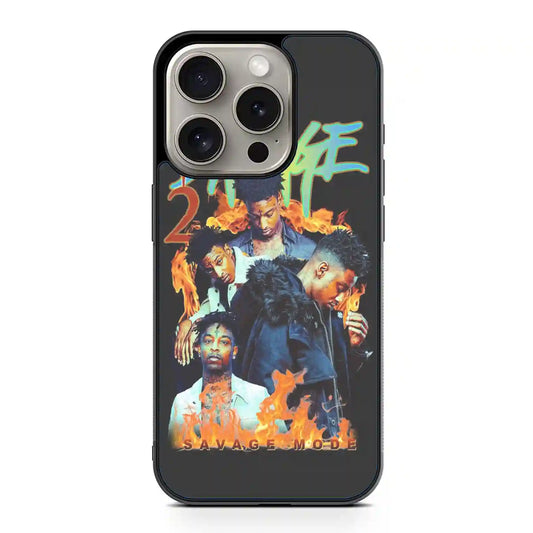 21 Savage Fire iPhone 15 Pro Max Case