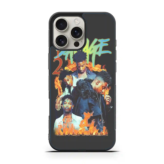 21 Savage Fire iPhone 16 Pro Case