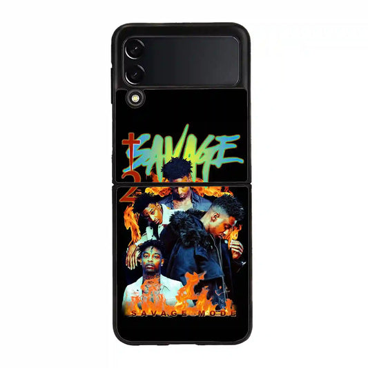 21 Savage Fire Samsung Z4 Flip Case